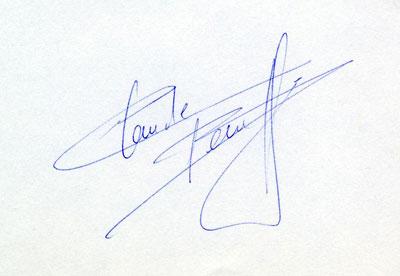 autograph CLAUDE BOURGOIGNIE_1