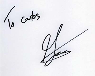 autograph Greg Mansell_1