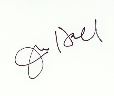 autograph JIM HALL SR_4