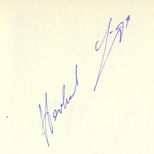 autograph Herbert Linge_6