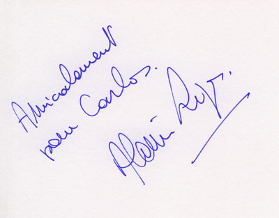 autograph Alain Lopes 1
