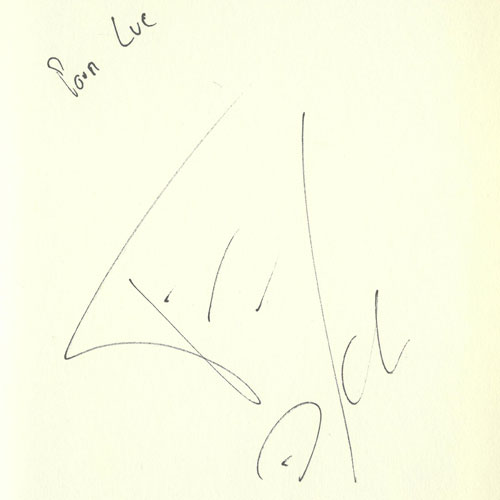 autograph Franck Montagny_5