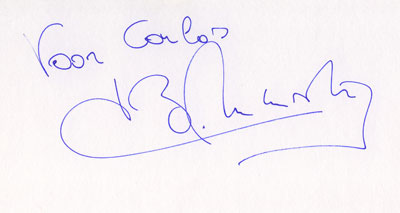 autograph Bernard MUNSTER_1