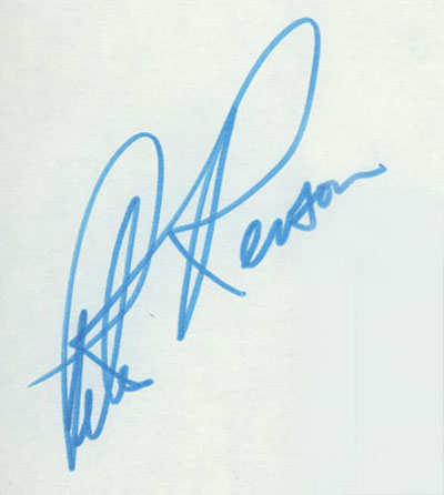 autograph Peter Revson_1