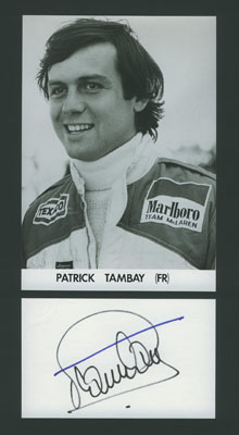 autograph Patrick Tambay_9