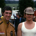 David Purley, posing with deerstalker