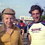 John Surtees, posing with deerstalker