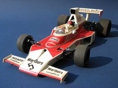 Tamiya 1/12 Taxaco-Marlboro McLaren M23 of Emerson Fittipaldi