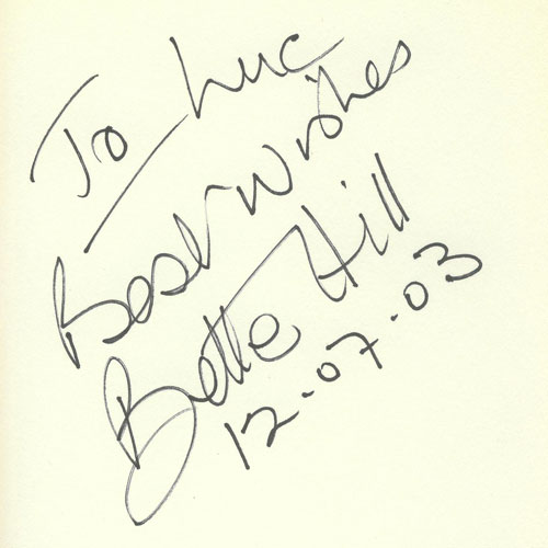autograph Bette Hill_4