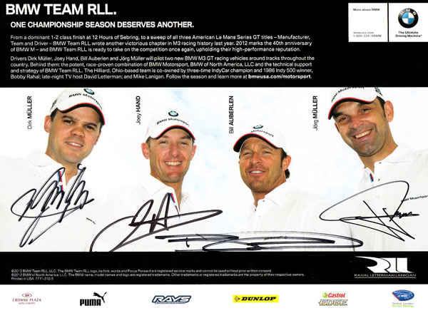 autograph BMW Team RLL_1