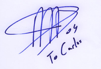 autograph PEDRO DE LA ROSA_2