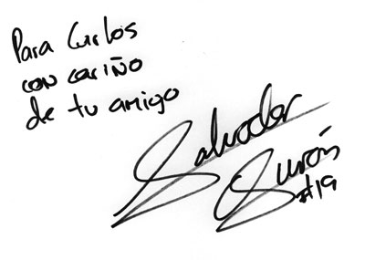 autograph Salvador Duran_1
