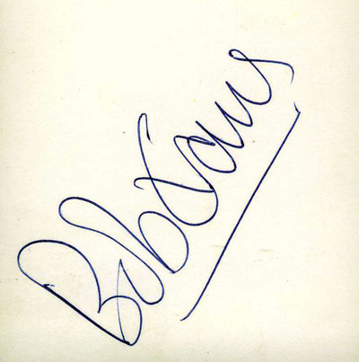 autograph BOB EVANS_1