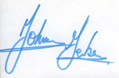 autograph JOHNNY GERBER_2