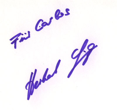 autograph Herbert Linge_4