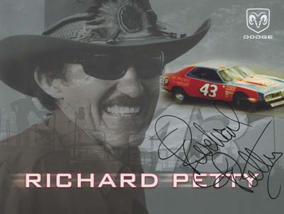 autograph Richard Petty_2