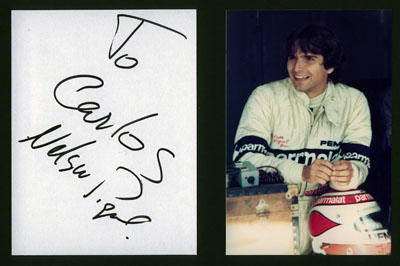 autograph Nelson Piquet_1