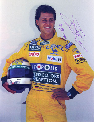 autograph Michael Schumacher_2