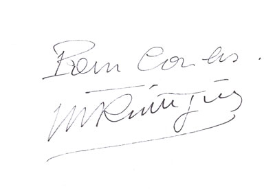 autograph MAURICE TRINTIGNANT_2