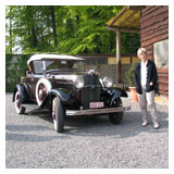 Kristien and her 1932 Ford B