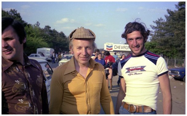 John Surtees, posing with deerstalker