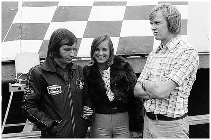 Ronnie Peterson, Emerson and Maria-Helena Fittipaldi.