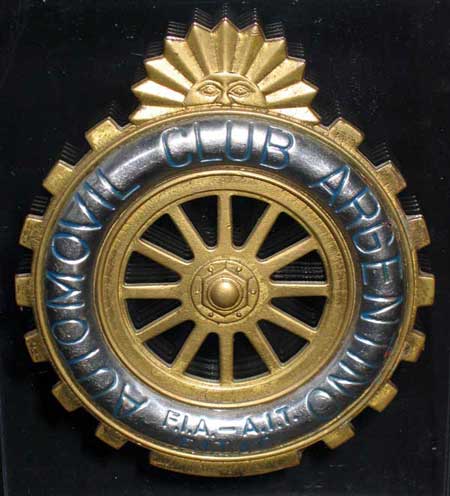 Metal logo Automovil Club Argentino