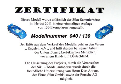Kurt AHRENS - Engelein Porsche scale model