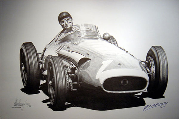 limited edition print Fangio by Stammers
