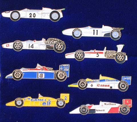 Honda F1 history-pins