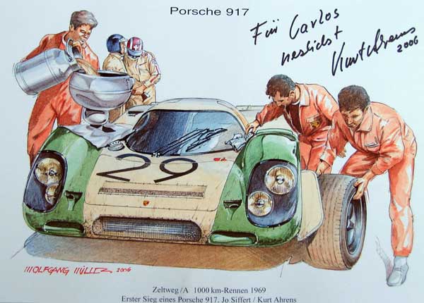 Wolfgang Müller print Porsche 917