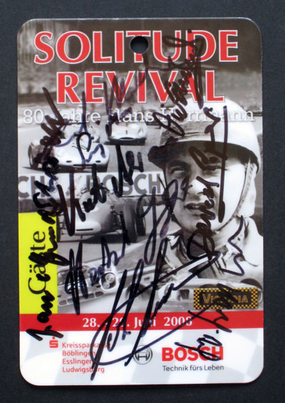 Official card Solitude Revival 2008