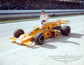 Walt Monaco-40-1976 Indy 500 winner Johnny Rutherford