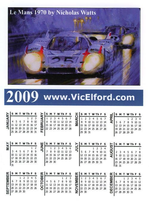 Calendar 2009 Vic Elford